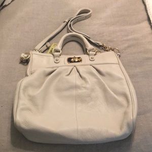 Brahmin NWT Alyssa cream handbag and wallet.